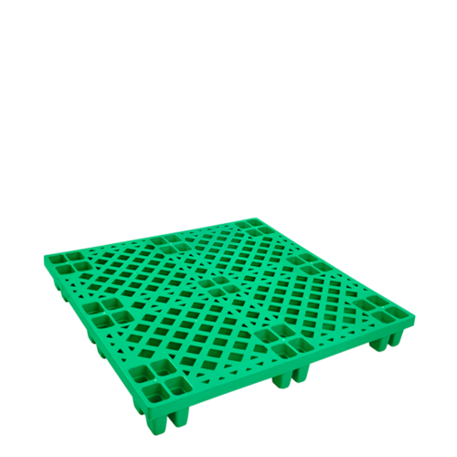 PALLET PLASTIK GREEN LEAF 2604 UKURAN 110x110x14 CM | PALET PLASTIK STANDAR INDUSTRI