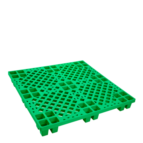 PALLET PLASTIK GREEN LEAF 2605 UKURAN 120x120x14 CM | PALET PLASTIK STANDAR INDUSTRI 