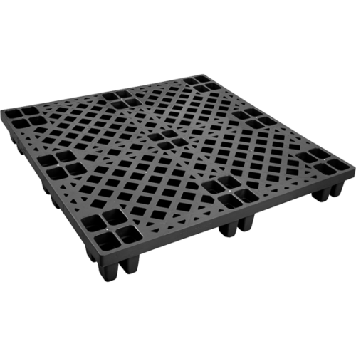 PALLET PLASTIK SINGLE ATARI TIPE 9702 | UKURAN 110x110x14 CM | PALLET RINGAN INDUSTRIAL MURAH BERKUALITAS