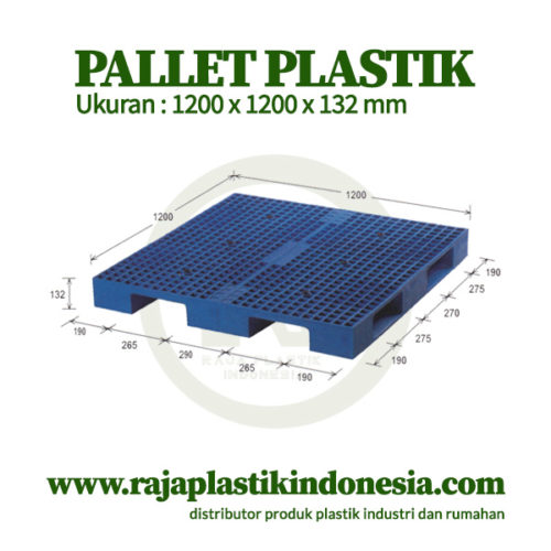 PALLET PLASTIK BARU RABBIT NPS-1212 UKURAN 120x120x13,2 CM | PALLET PLASTIK INDUSTRI | PALLETPLASTIKINDUSTRI.COM