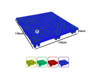 JUAL PALLET PLASTIK BARU GREEN LEAF 2604 UKURAN 110x110x14 CM: Solusi Pallet Plastik Heavy Duty untuk Industri Modern