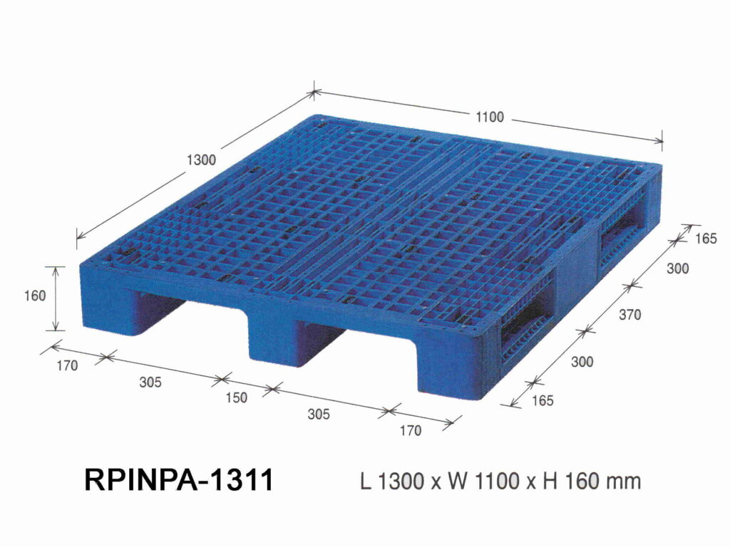 PALLET PLASTIK RABBIT NPA-1311 UKURAN 130x110x16 CM, JUAL HARGA BERSAING | PALLET STANDAR NASIONAL & INTERNASIONAL