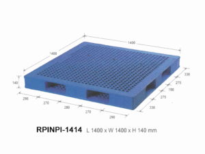 UKURAN PALLET PLASTIK STANDAR, BESAR, DAN KECIL UNTUK LOGISTIK & PERGUDANGAN