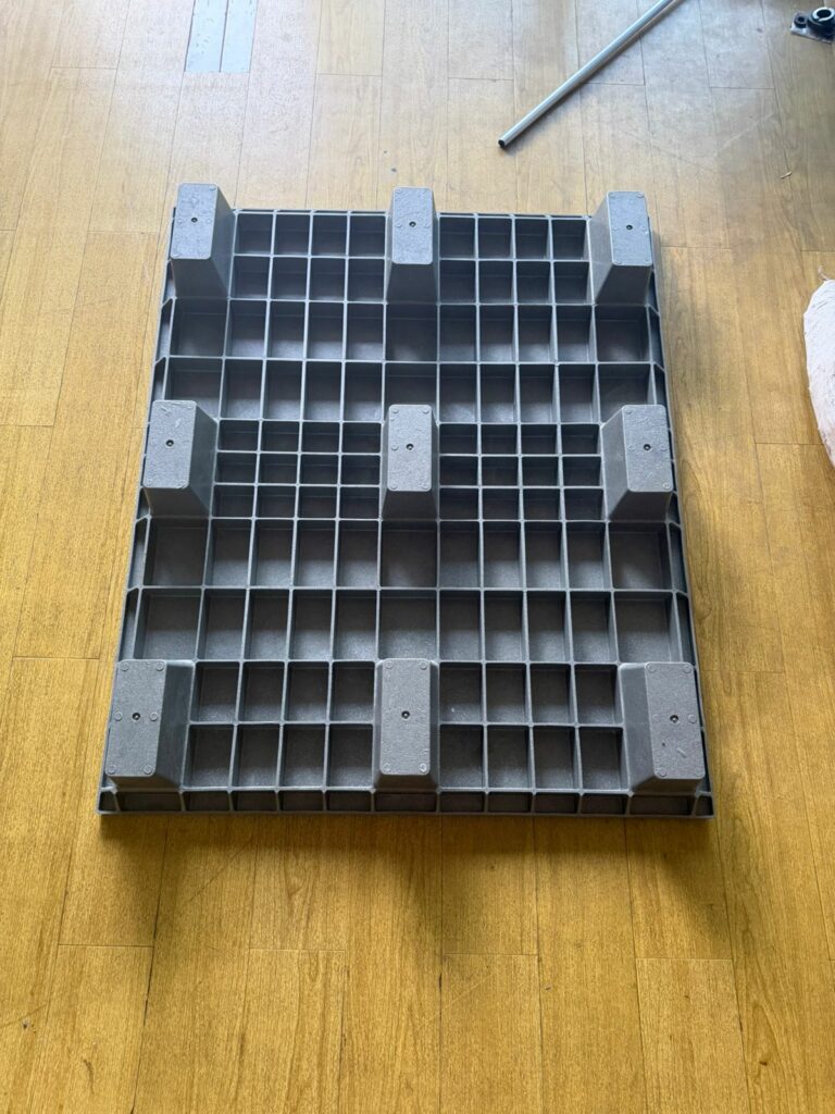 PALLET PLASTIK MURAH DAUR ULANG 100x120x15 CM - RAIB RECYCLED PLASTIC PALLET TIPE SP16 | PALLETPLASTIKINDUSTRI.COM