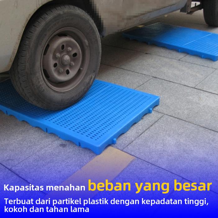 PALET FLOORING PLASTIK 100x60x5 CM LINHUI 1006 | ALAS GUDANG ANTI LEMBAB MULTIFUNGSI | PALLETPLASTIKINDUSTRI.COM