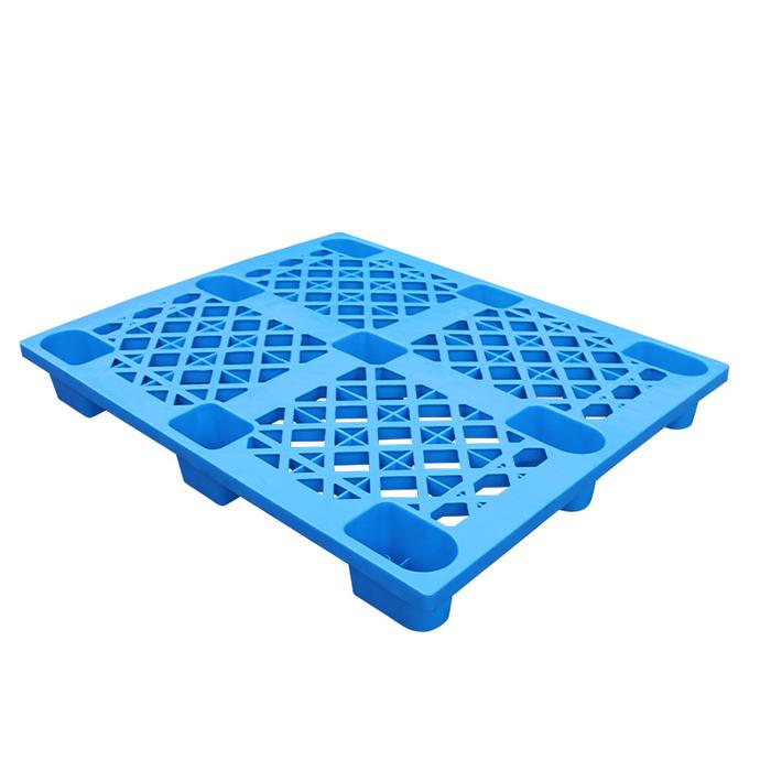 PALLET PLASTIK BARU WARNA BIRU LINHUI 1210 NESTABLE 120x100x14 CM | PALLETPLASTIKINDUSTRI.COM